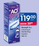Aosept Plus Cleaning & Disinfecting Solution-360ml Each