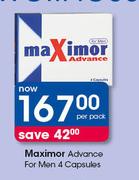 Maximor Advance For Men 4 Capsules-Per Pack