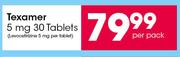 Texamer 5mg 30 Tablets-Per Pack