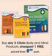 Clicks Body & Mind Products-Each