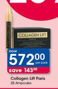 Collagen Lift Paris 28 Ampoules-Per Pack