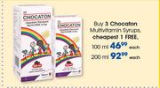 Chocaton Multivitamin Syrups-200ml Each