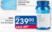 GNC Total Lean CLA 90 Softgels-Per Pack