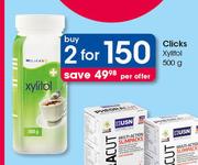 Clicks Xylitol-2 x 500g