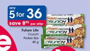 Future Life Crunch Protein Bar-5 x 40g