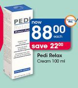 Pedi Relax Cream-100ml Each