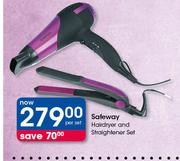 Safeway Hairdryer And Straightener Set-Per Set