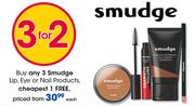 Smudge Lip, Eye Or Nail Products-Each