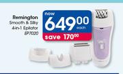 Remington Smooth & Silky 4 In 1 Epilator EP7020-Each