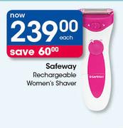 Safeway Rechargeable Women's Shaver-Each
