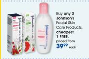 Johnson's Facial Skin Care Products-Each