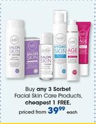 Sorbet Facial Skin Care Products-Each