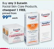 Eucerin Facial Skin Care Products-Each
