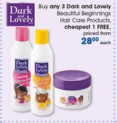 Dark And Lovely Beautiful Beginnings Hair Care Products-Each