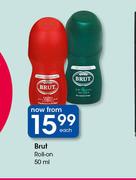 Brut Roll On-50ml Each