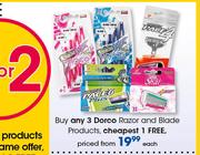 Dorco Razor & Blade Products-Each