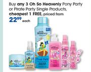 Oh So Heavenly Pony Party Or Pirate Party Single Products-Each