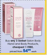 Sorbet Salon Body Hand And Body Products-Each