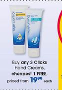 Clicks Hand Creams-Each