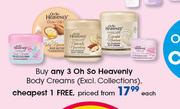 Oh So Heavenly Body Creams-Each