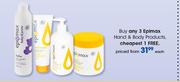 Epimax Hand & Body Products-Each