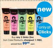 Sinko Zinc Sun Care Products-Each