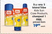 Island Tribe Kids Sun Care Products-Each