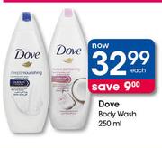 Dove Body Wash-250ml Each
