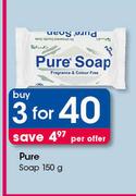 Pure Soap-3 x 150g