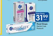 Pearl Drops Dental Care Products-Each