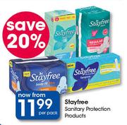 Stayfree Sanitary Protection Products-Per Pack