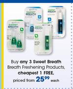 Sweet Breath Freshening Products-Each