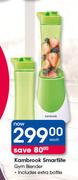 Kambrook Smartlife Gym Blender Includes Extra Bottle-Each