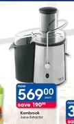 Kambrook Juice Extractor-Each