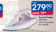 Russell Hobbs 2200Watt Steam and Spray Iron RHI225-Each