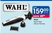 Wahl Quick Style Lithium Trimmer-Per Set