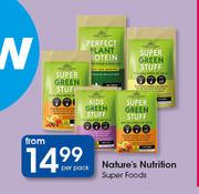 Nature's Nutrition Super Foods-Per Pack