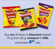 Maynards Sweets-75g & 125g Each
