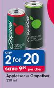 Appletiser Or Grapetiser-2x330ml Per Offer