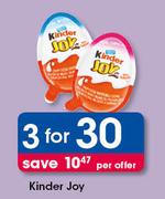 Kinder Joy-For 3