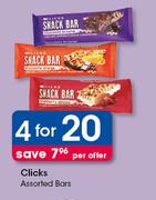 Clicks Assorted Bars-4xPer Offer
