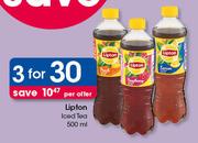 Lipton Iced Tea-3x500ml Per Offer