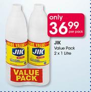 Jik Value Pack-2x1Ltr Per Pack
