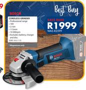 Bosch Cordless Grinder