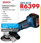 Bosch Cordless Angle Grinder