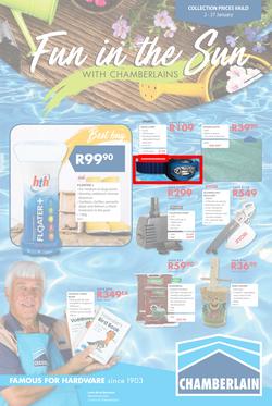 Chamberlains : Fun In The Sun (2 Jan - 27 Jan 2019), page 1