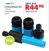Chamber Value 5 Piece 12mm Nozzle Set