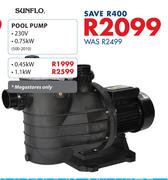 Sunflo Pool Pump 230V 1.1kw