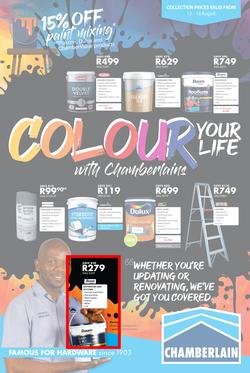 Chamberlains : Colour Your Life (12 Aug - 18 Aug 2019), page 1