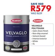 Plascon 5L Velvaglo Polytough